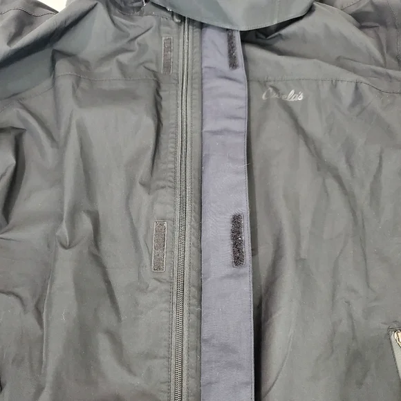 Cabela's Men's Gore-Tex Light Fishing Rain Boating Jacket Coat Black Size LT EUC - Picture 6 of 14
